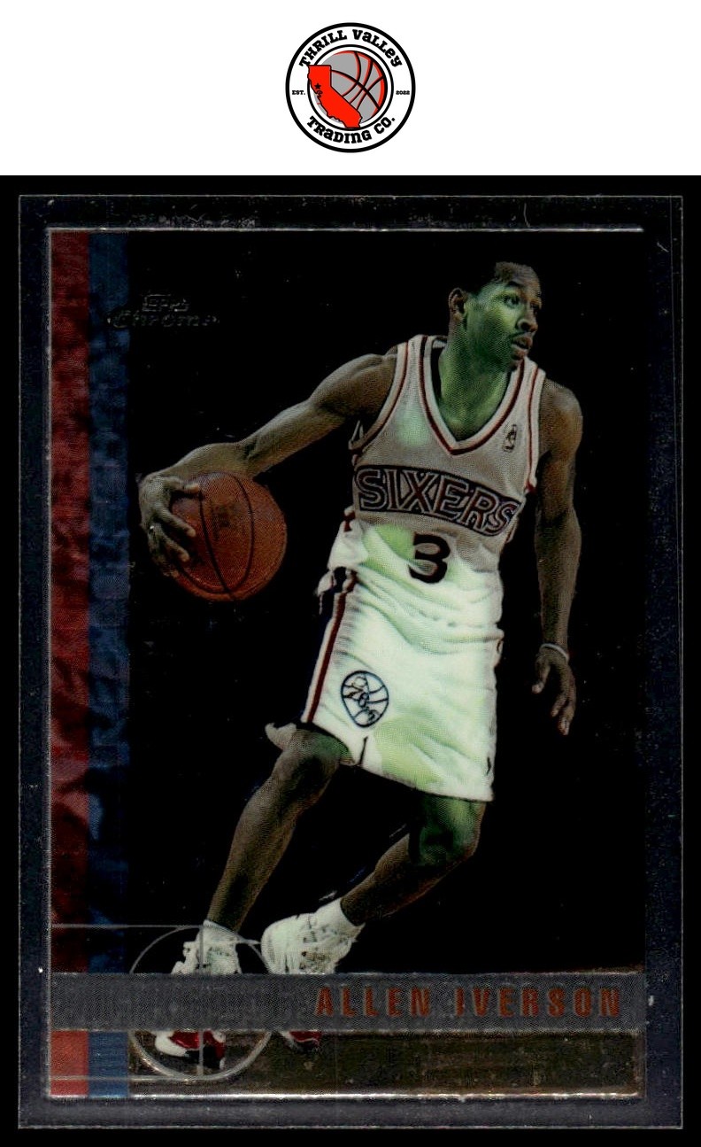 1997-98 Topps Chrome #54 Allen Iverson 3 3 E GET EVERY 4TH FREE