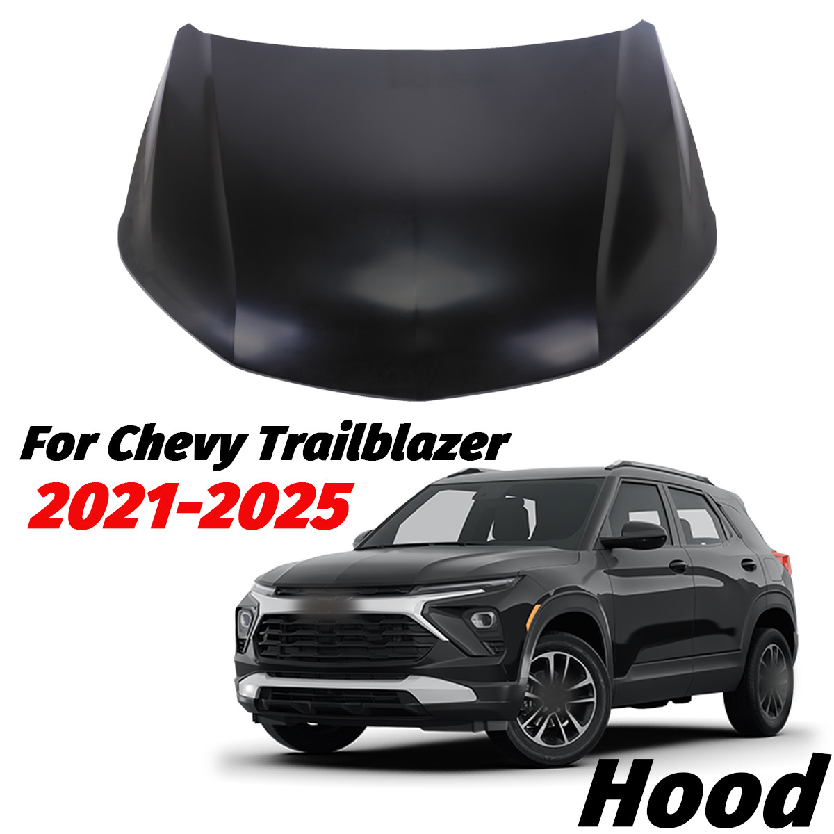 For 2021-2025 Chevy Trailblazer Hood Steel New 42744503