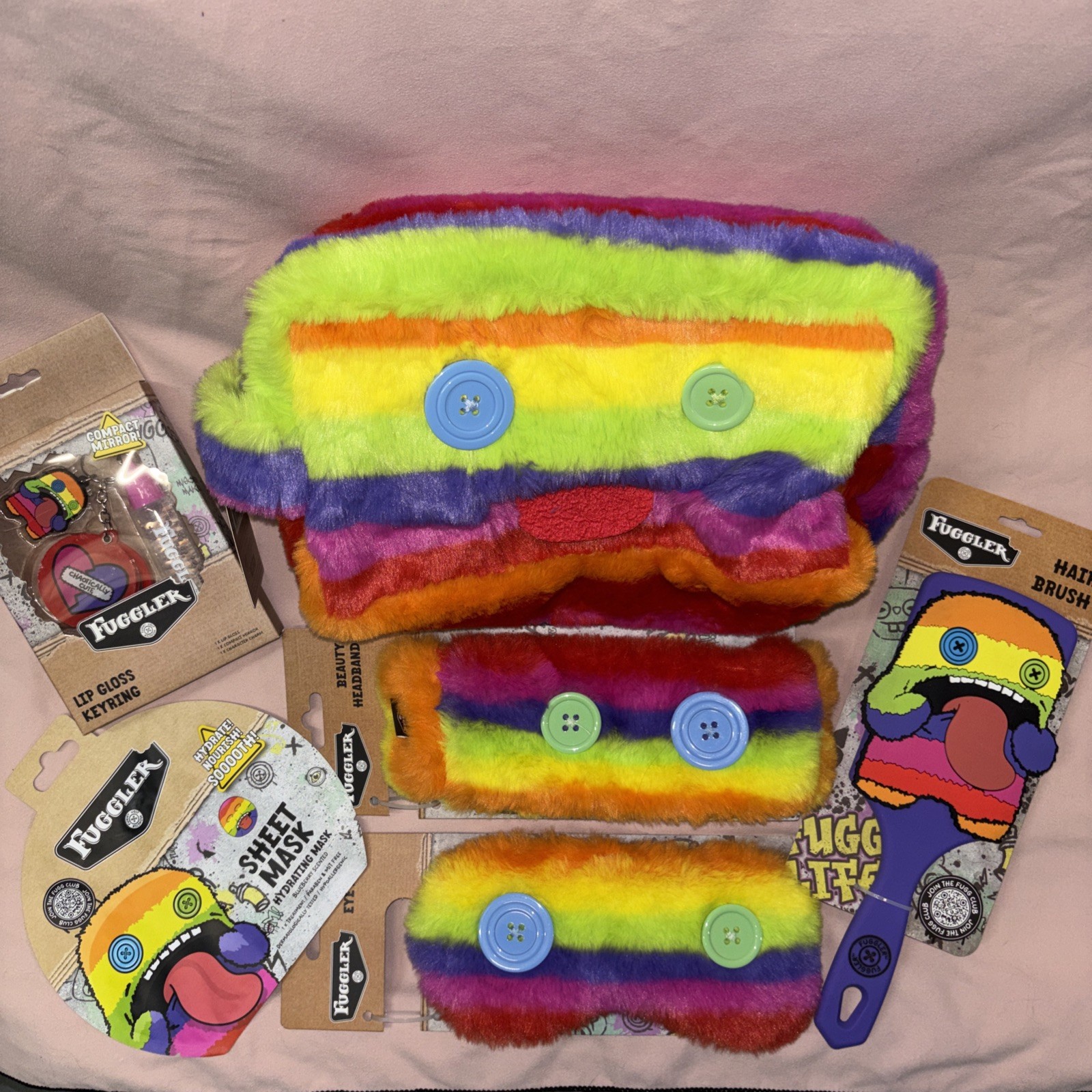 Fuggler Rainbow Oogah Boogah Huge Beauty Bundle BNWT NEW