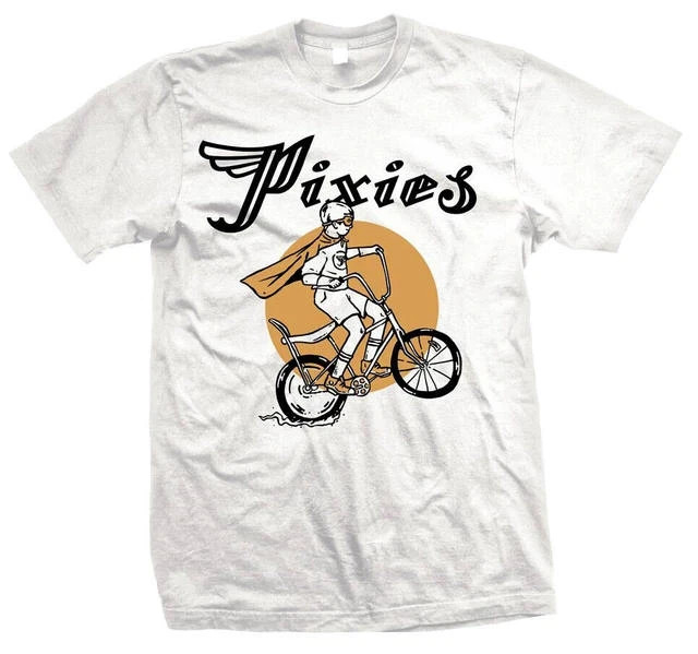 The Pixies Tony Bike Premium Soft White T-Shirt UNISEX SHIRT
