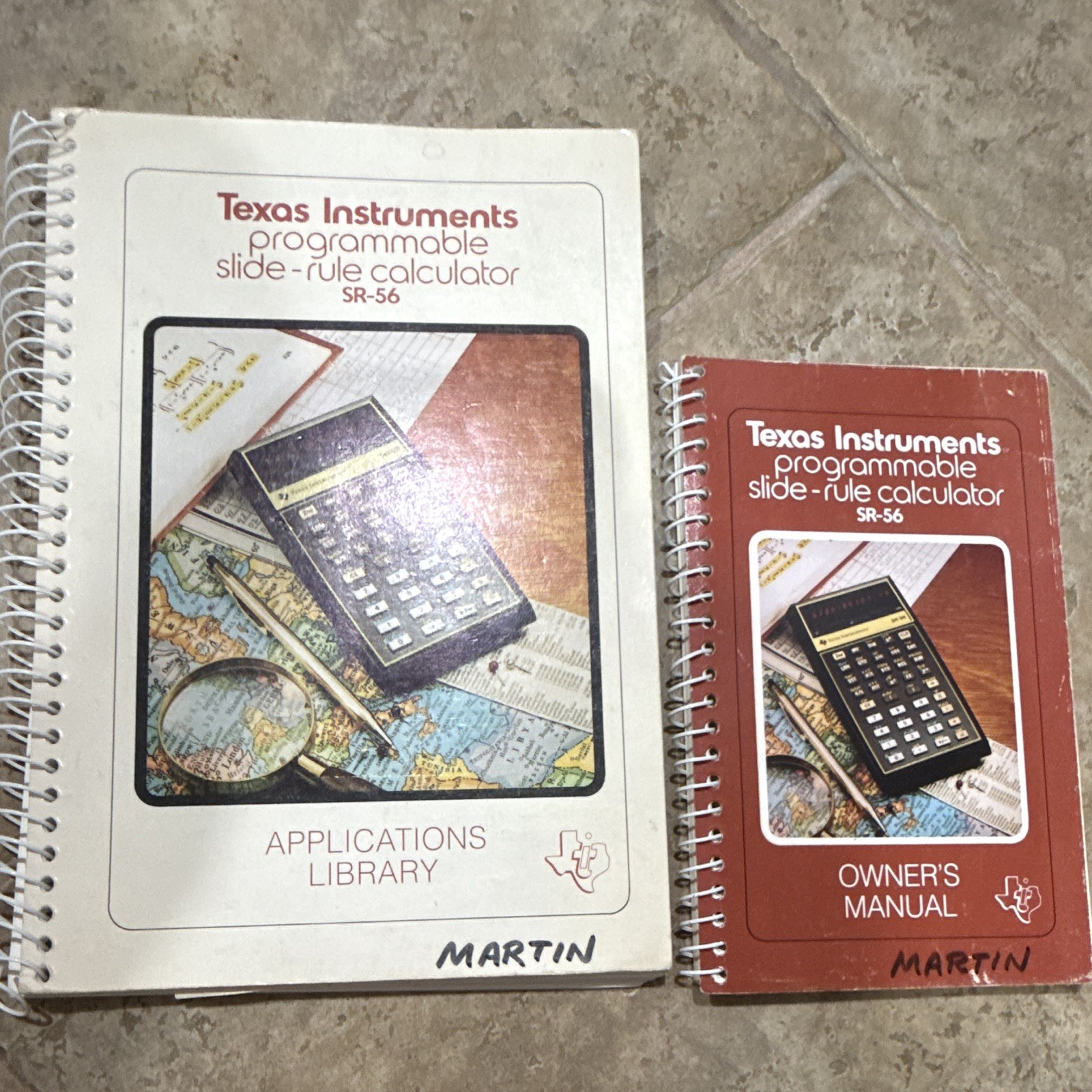 Vintage 1976 Texas Instruments TI SR-56 Owners Manual Applications Library
