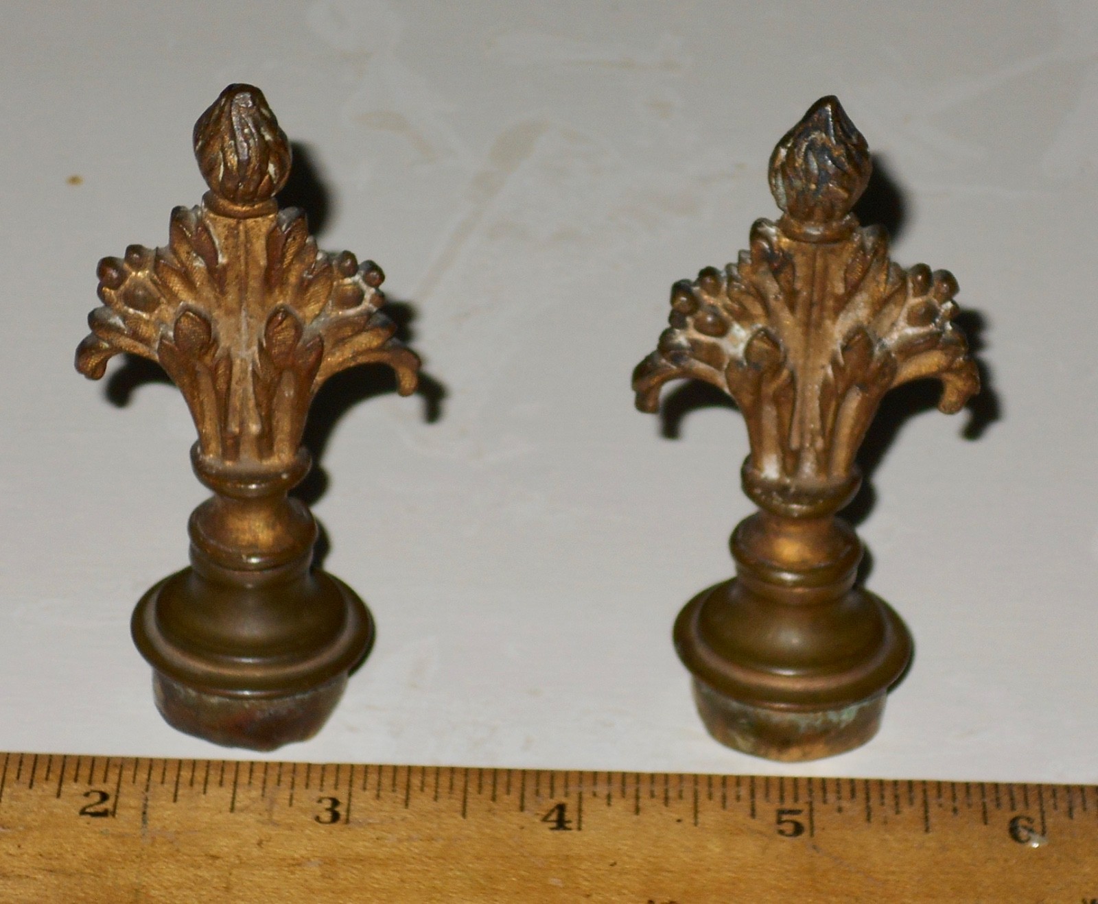 Antique French Bronze  Ornate Candle Snuffer/Finial very old