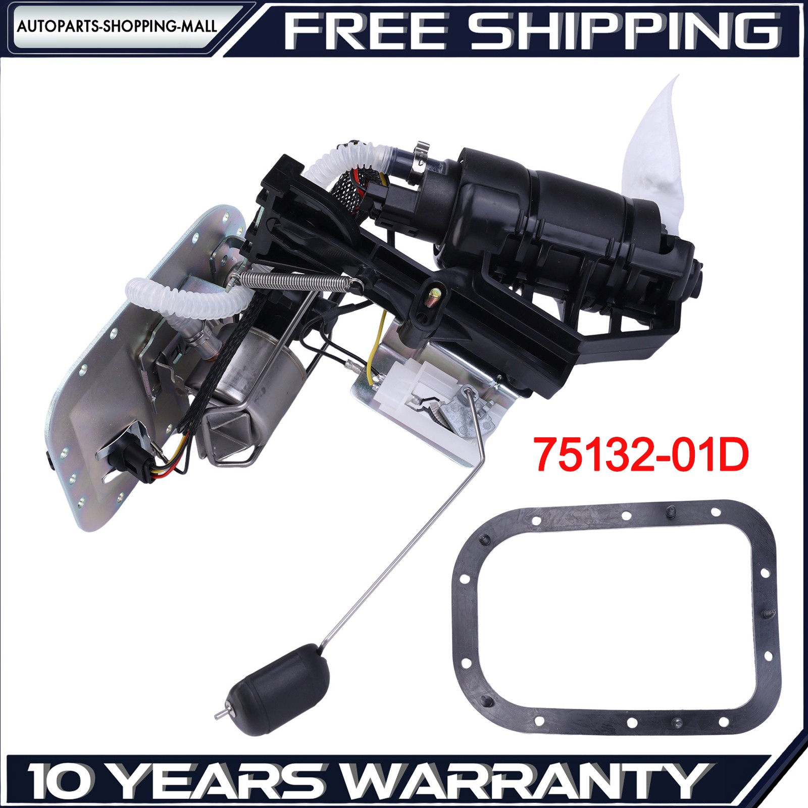 Fuel Pump Assembly for 2001-2005 Harley Davidson Softail - Replace for 75132-01D
