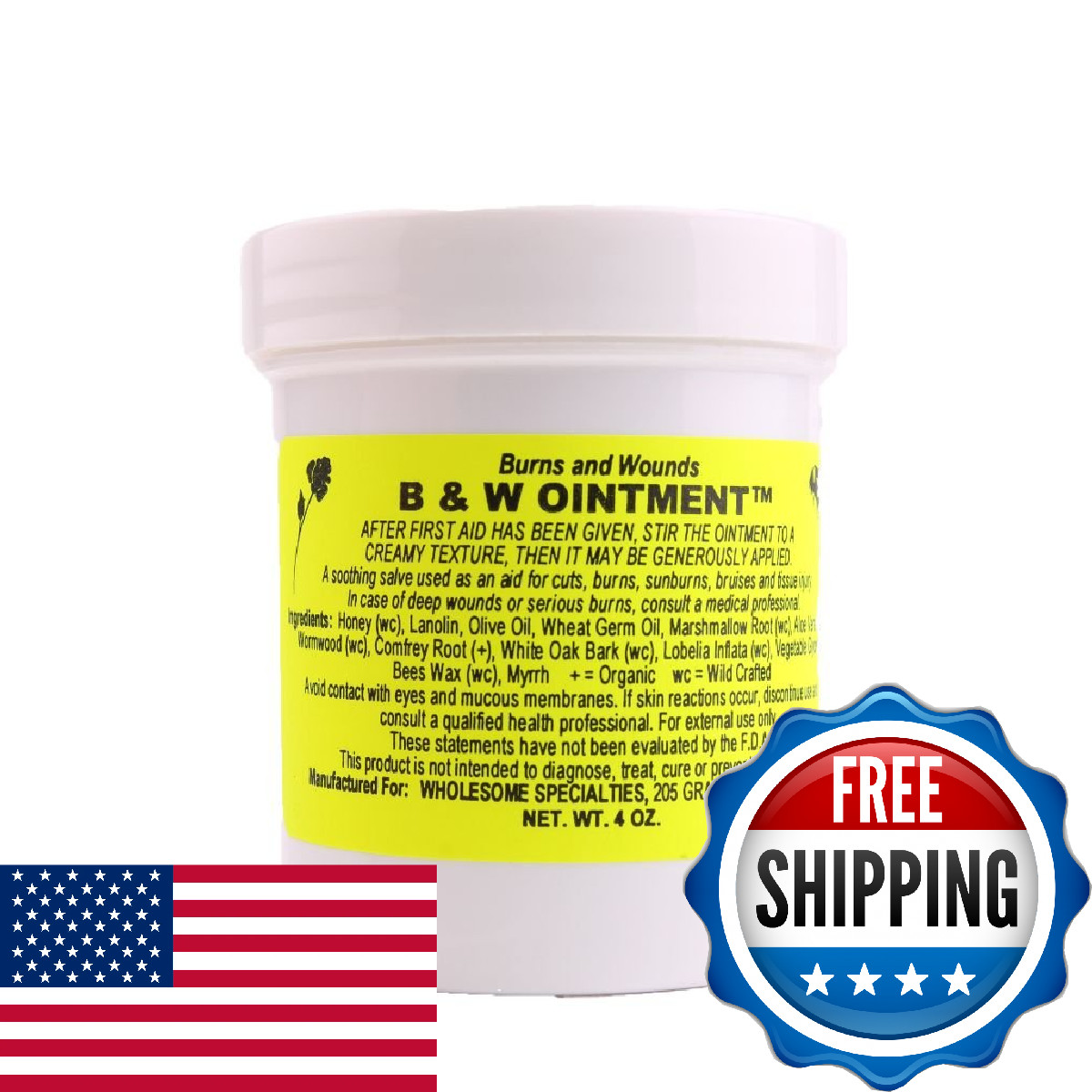 B W Burn And Wound Ointment 16 Oz. Container By Bw B W Burn And Wound Ointment 16 Oz. Container By Bw
