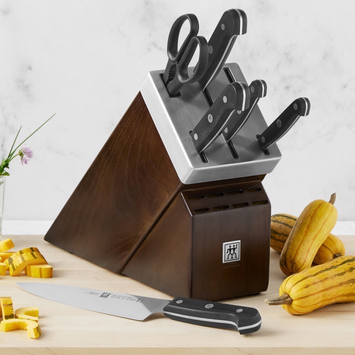 Zwilling JA Henckels 7-Piece Gourmet Self-Sharpening Knife Block Set|43929