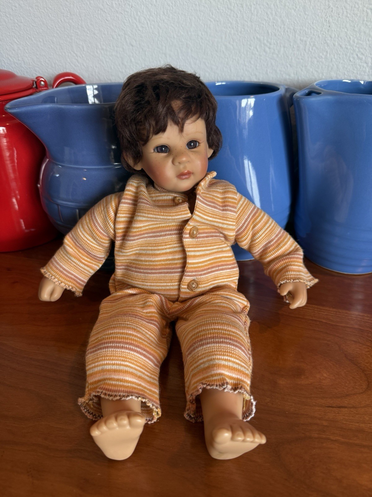 Gotz Susi Eimer Boy Doll 2001 Vintage Doll Mohair Collectible Artist Doll Lovely Gotz Susi Eimer Boy Doll 2001 Vintage Doll Mohair Collectible Artist Doll Lovely