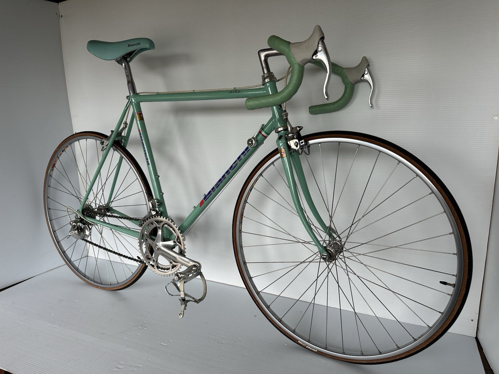 NOS Bianchi Giro Columbus SLX Celeste Campagnolo Vintage Italian Road Bike