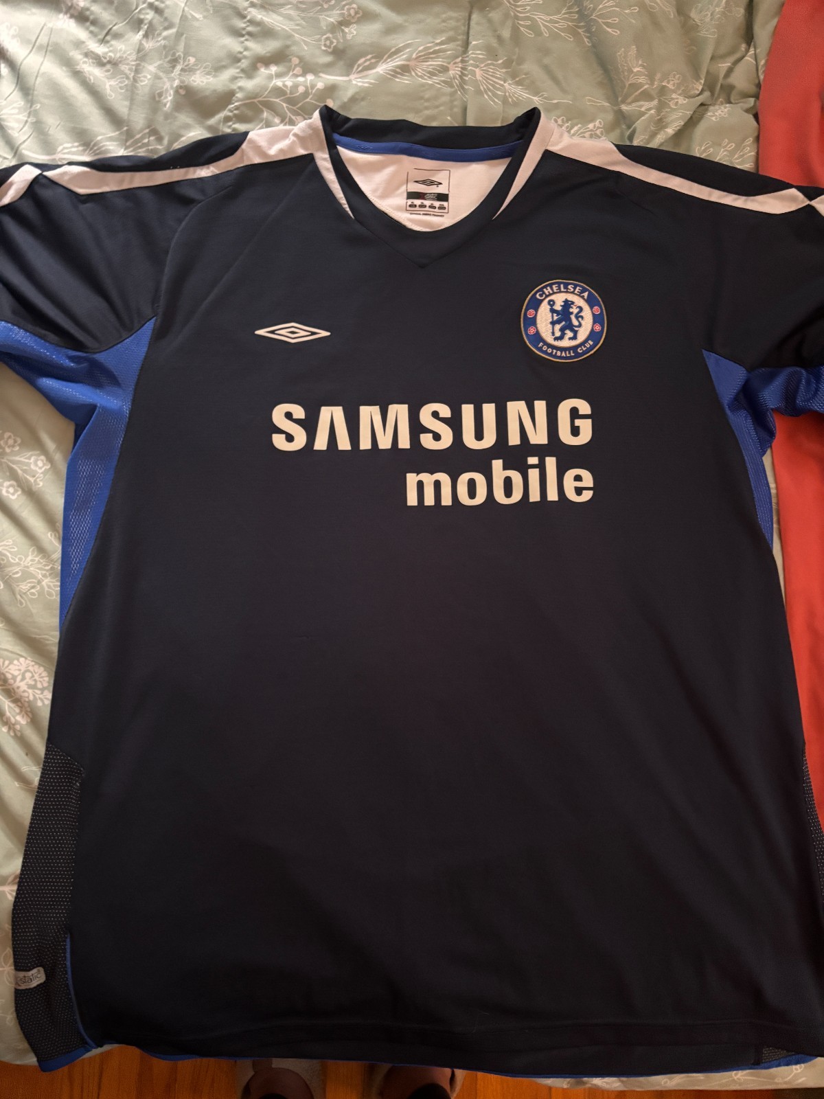 Chelsea FC Retro Samsung Mobile Training Jersey 2XL Chelsea FC Retro Samsung Mobile Training Jersey 2XL