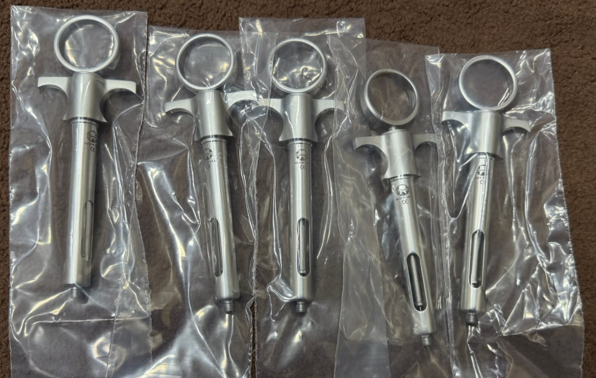 5 Pcs Septodont N2210 Eco Self Aspirating Dental Syringe Aspirating Syringe