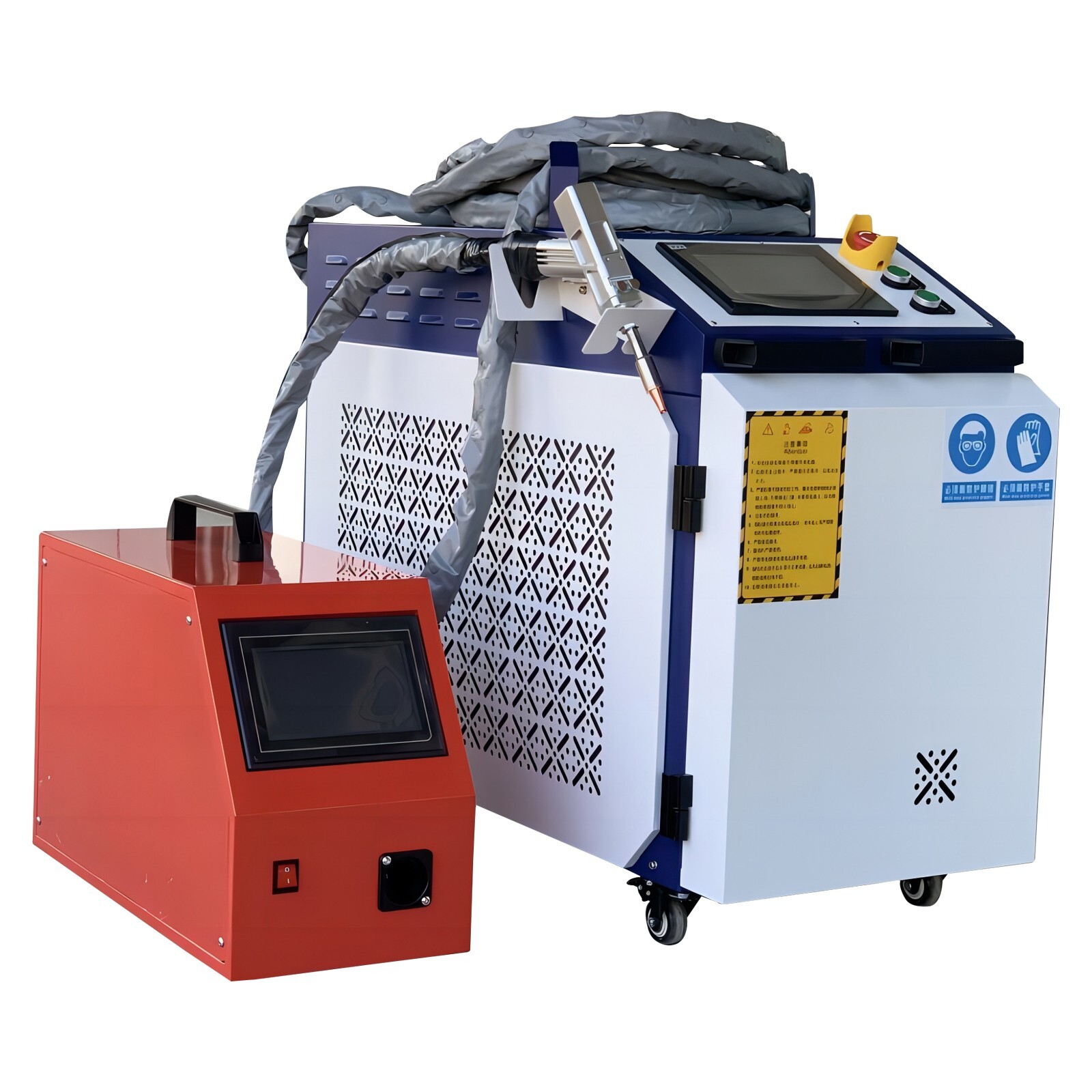 Hand Held Fiber Laser Welder 1500W Fiber Laser Welding Machine for Aluminum SS