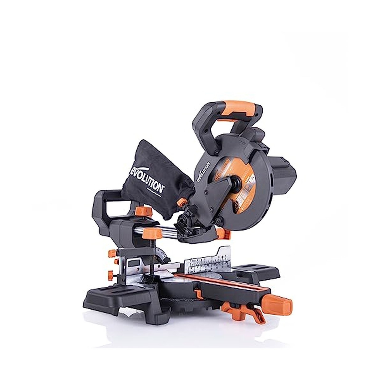 Evolution Power Tools R185SMS+ Sliding Miter Saw with Multi-Material Cutting,... Evolution Power Tools R185SMS+ Sliding Miter Saw with Multi-Material Cutting,...