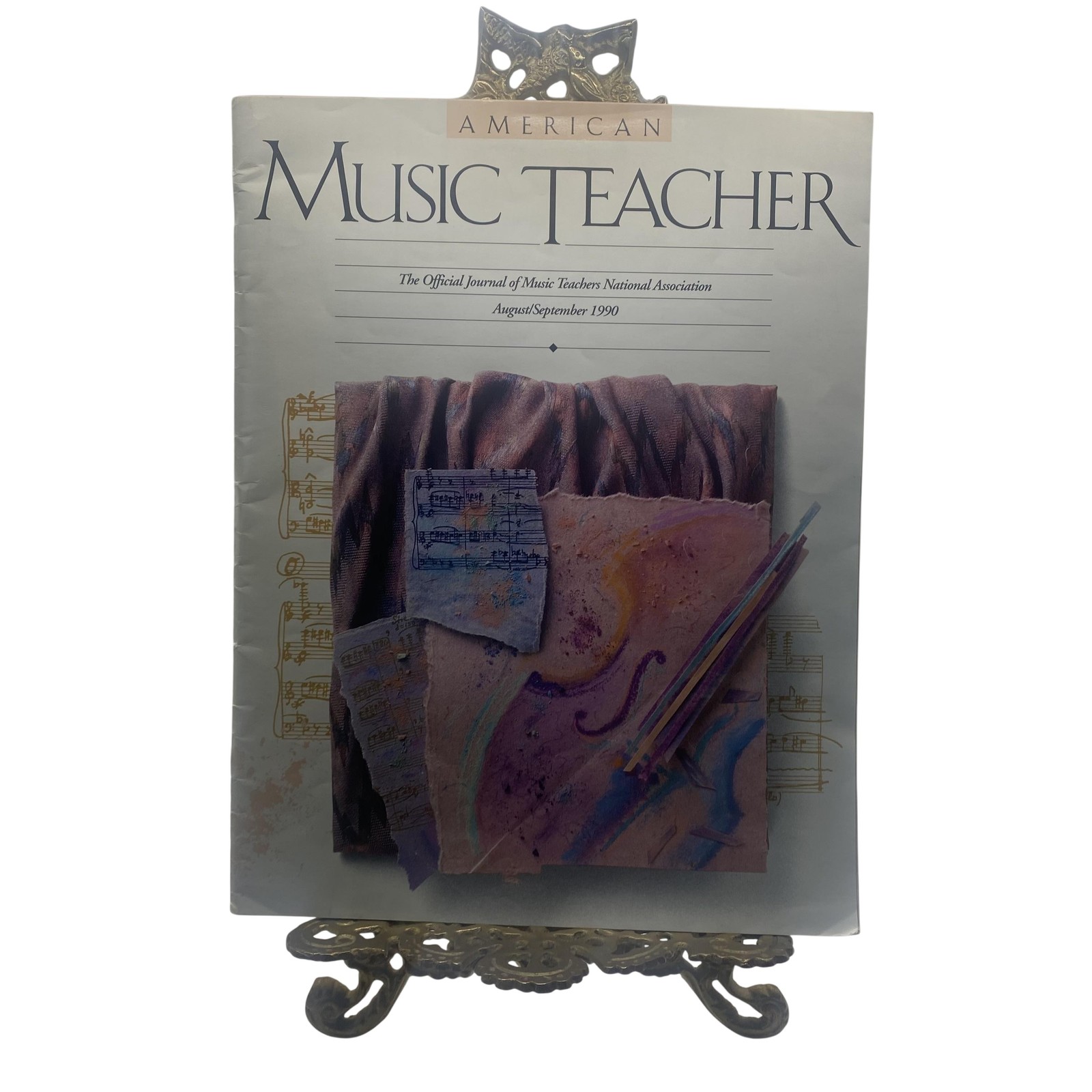 Vintage Aug-Sept 1990 American Music Teacher Music Education Magazine USA