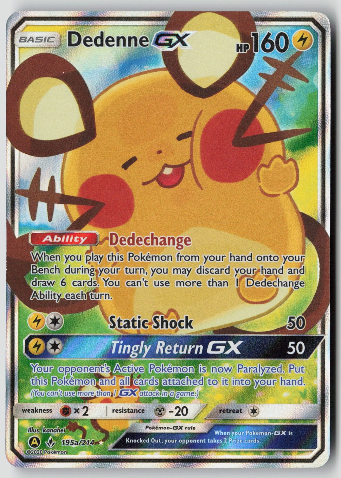 Dedenne GX [PR - 195a/214] Promo LP