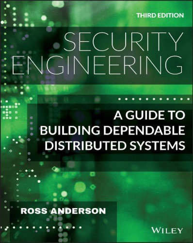 (ELECTRONIC FORMAT) Security Engineering 3rd Edition
