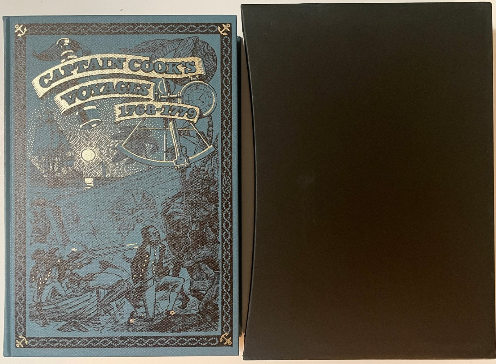 Captain Cook\'s Voyages 1768-1779 Folio Society 2001 hc w/ slipcase illustrated