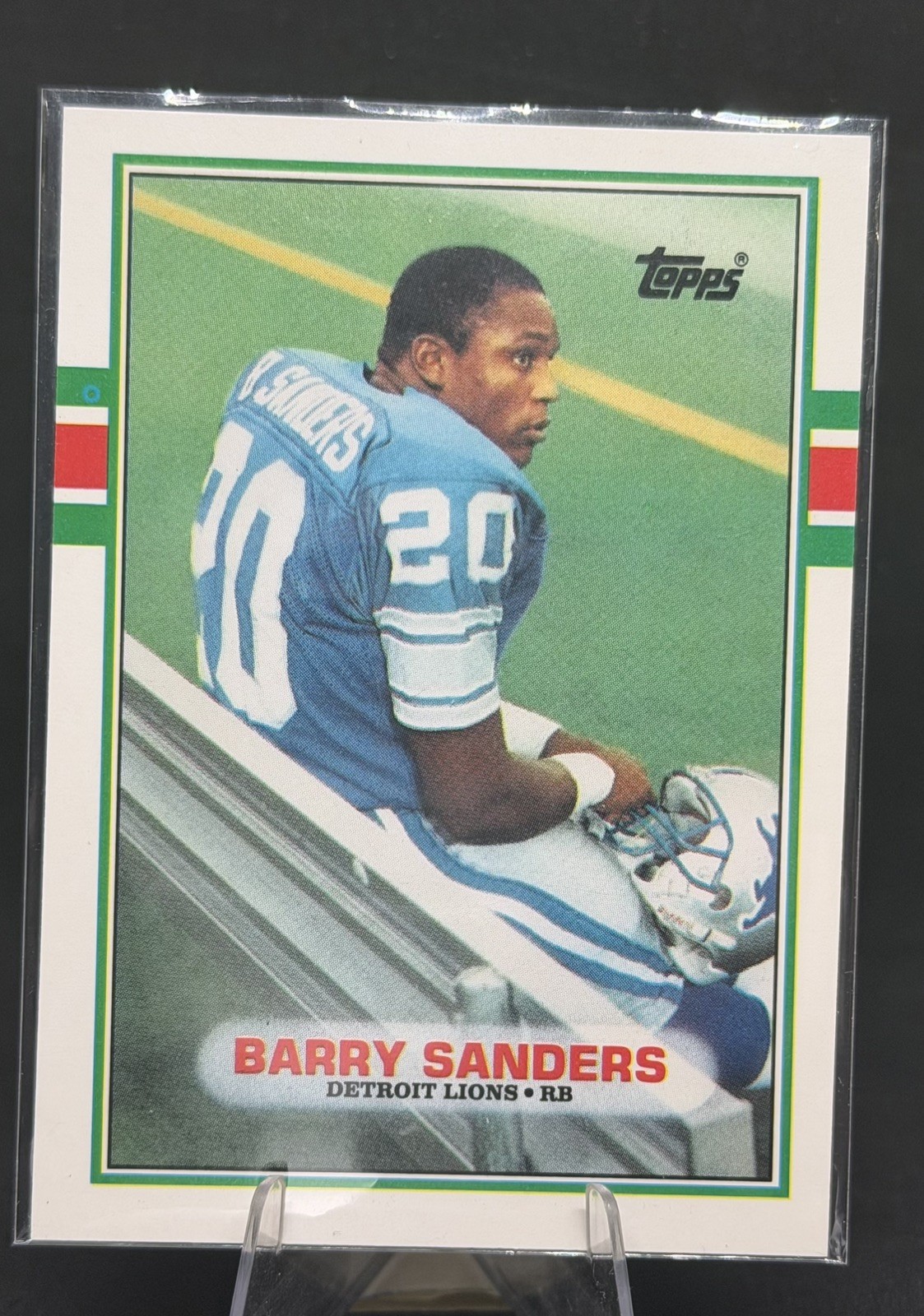 1989 Topps Traded Barry Sanders #83T RC Rookie Card Detroit Lions