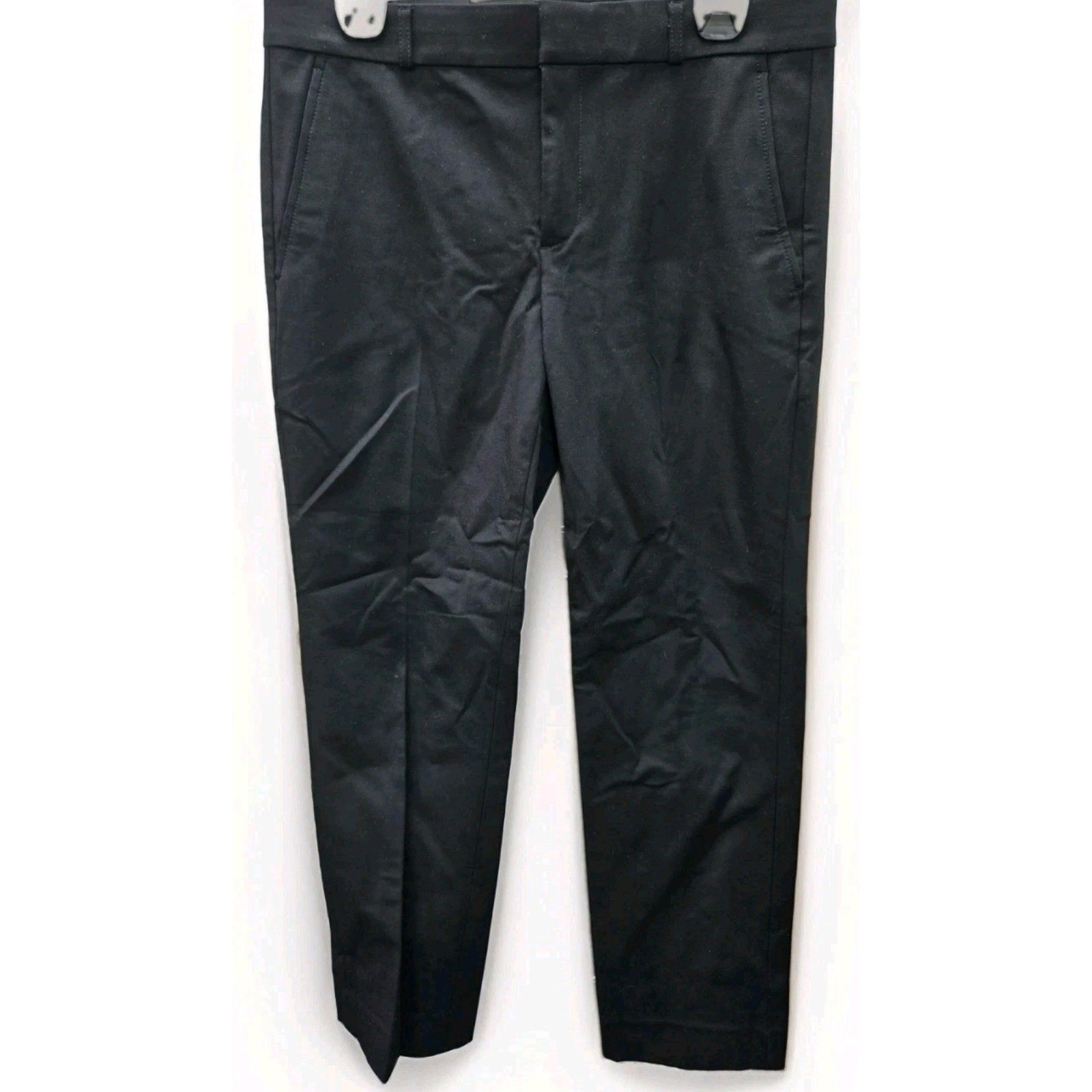 Banana Republic Ryan Slim Straight Leg Mid Rise Black Trousers Pants Size 8 NWT Banana Republic Ryan Slim Straight Leg Mid Rise Black Trousers Pants Size 8 NWT