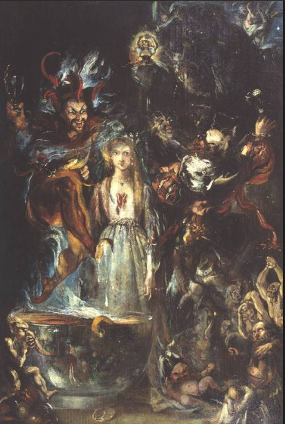 oil painting  on canvas-Count William I of Holland conquers Damiate