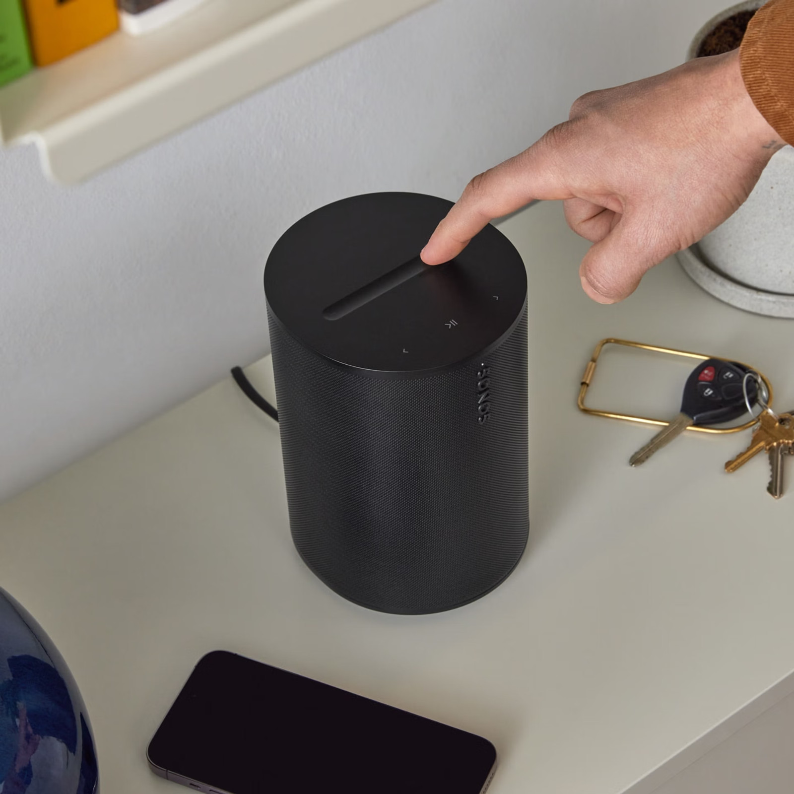 Hot Sale - Sonos Era 100 SL Wireless Smart Speaker WiFi Bluetooth Stereo Black