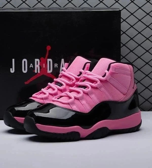 Jordan 11 Retro Pink and Black Size US 7-12 (Men\'s) NEW