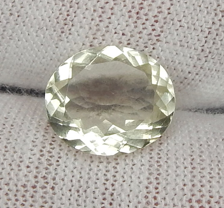 Best 3.3ct IF Yellow Sillimanite Unheated Natural Earth Mined Faceted Oval Burma