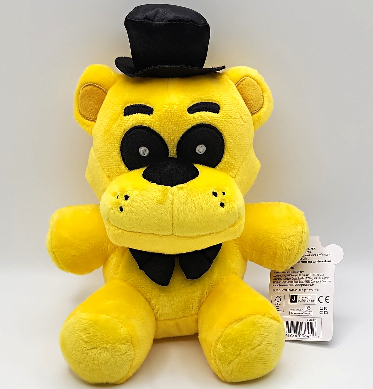 Jazwares Five Nights at Freddy's Golden Freddy Plush Doll FNF0355 (2026)