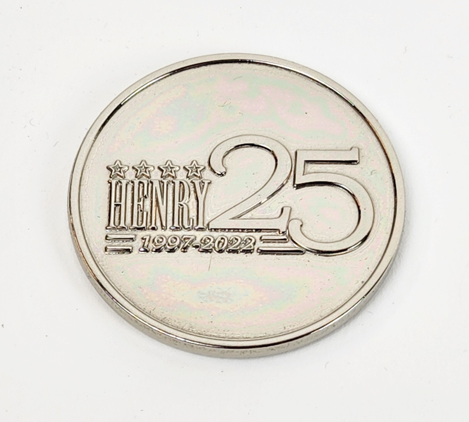 Henry Repeating Arms 25th Anniversary Commemorative Coin Token Medallion Henry Repeating Arms 25th Anniversary Commemorative Coin Token Medallion
