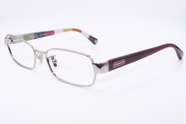 NEW COACH HC5003 (IRIS) 9031 SILVER AUTHENTIC EYEGLASSES 52-16