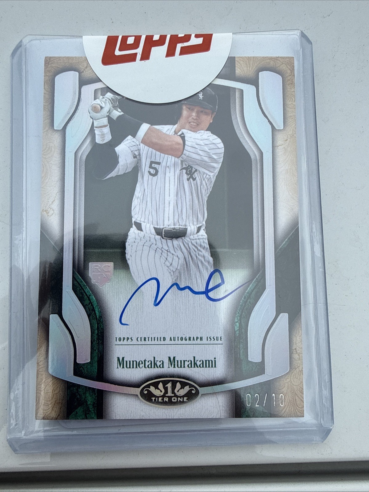 2026 Munetaka Murakami Topp\'s Tier One Break Out Autograph Card Holo Silver 2/10