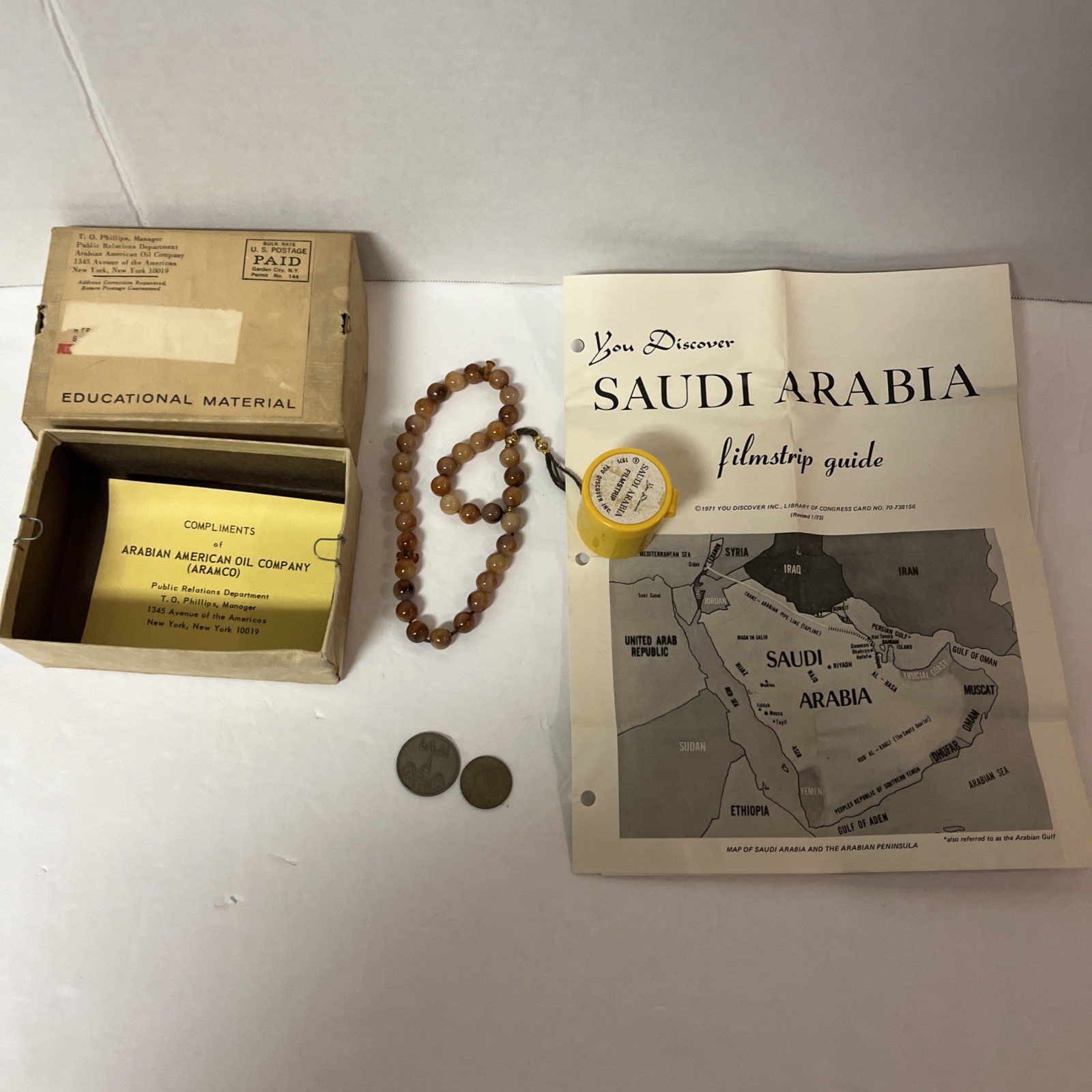1971 Discover Saudi Arabia Information Kit Arabian American Oil Co. Aramco 1971 Discover Saudi Arabia Information Kit Arabian American Oil Co. Aramco