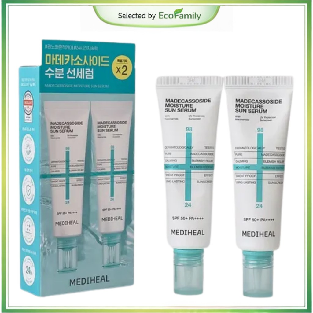 [MEDIHEAL] Madecassoside Moisture Sun Serum Blemish Repair 50g + 50g Double Set