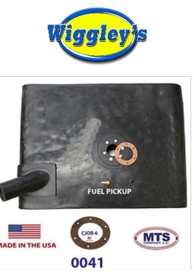 PLASTIC FUEL TANK MTS 0041 FITS 55-72 JEEP CJ5 AND CJ6 