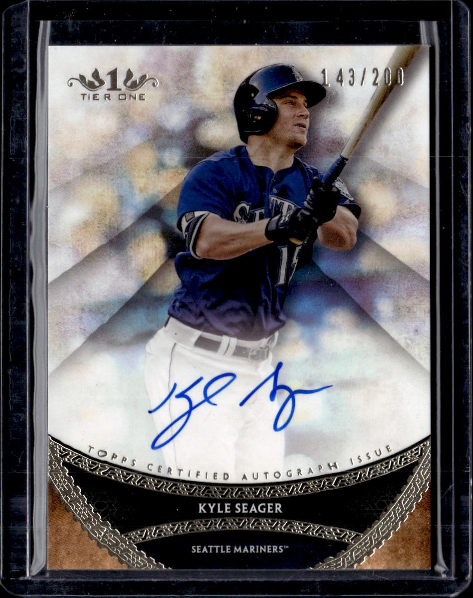 2017 Topps Tier One - Prime Performers Autographs #PPA-KSA Kyle Seager #/200