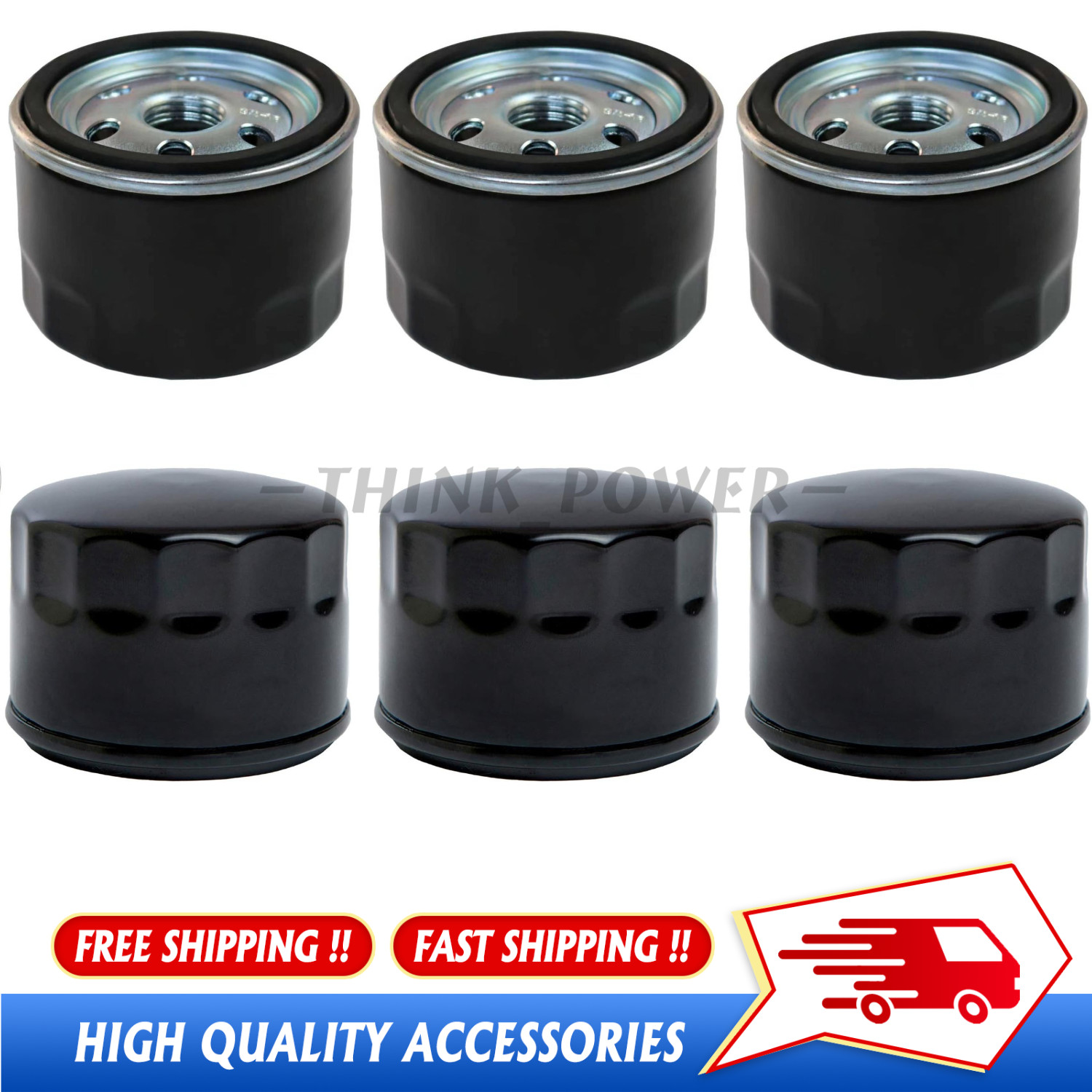 6 Pcs Oil Filter for Briggs & Stratton 5076 695396 696854 492932 492932S 492056