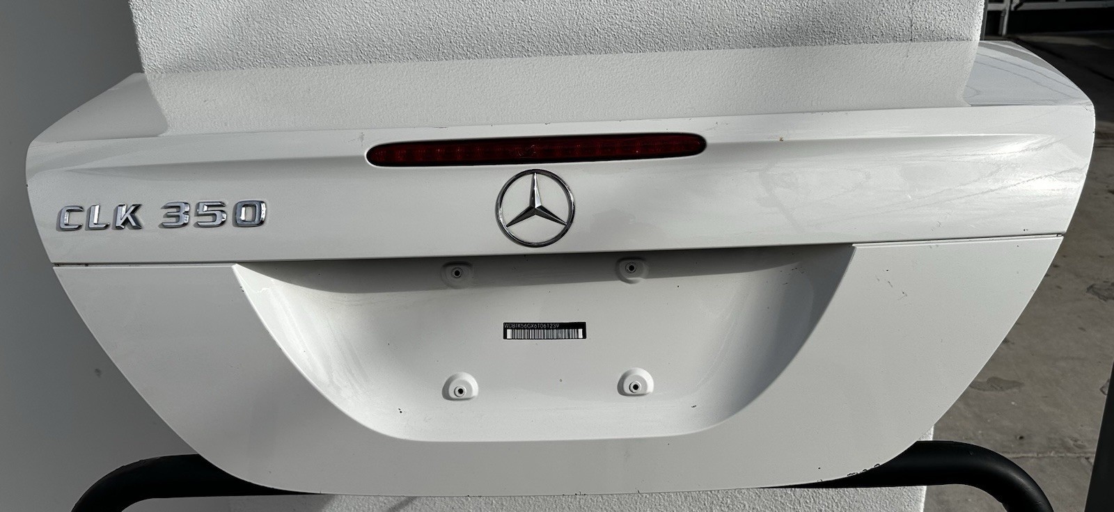 2006-2009 Mercedes-Benz Clk350 Convertible Trunk Lid Rear Deck - Black Opal 2006-2009 Mercedes-Benz Clk350 Convertible Trunk Lid Rear Deck - Black Opal