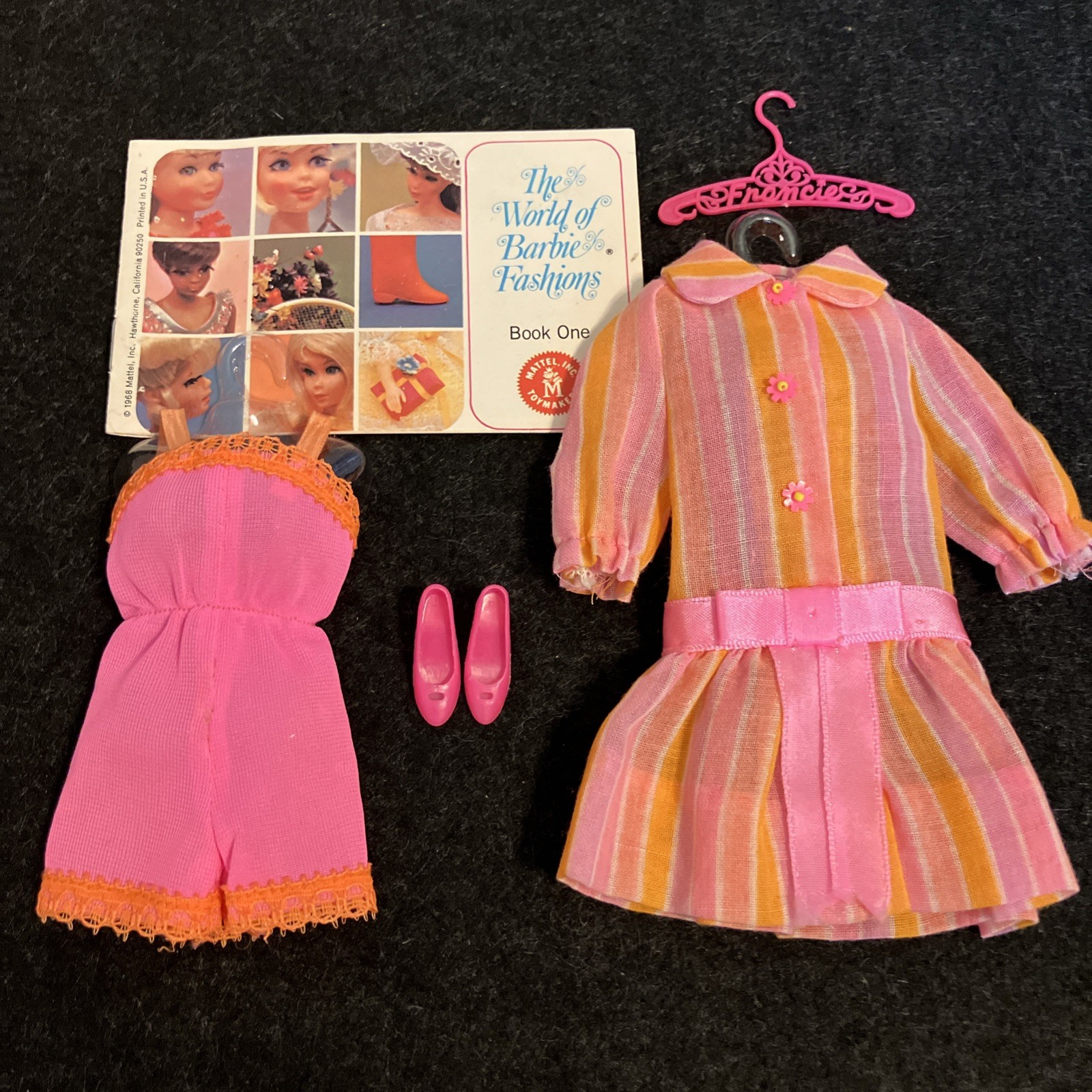 Vintage Francie Fashion 1225 Snazz COMPLETE Mattel 1969 MOD Outfit