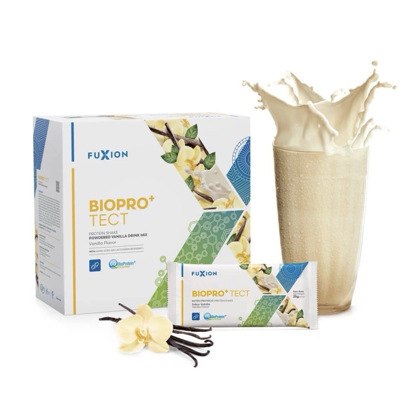 Protein Natural - BIO PRO+ TECT 14Sticks Strenght- Recovery - Weight loss FUXION