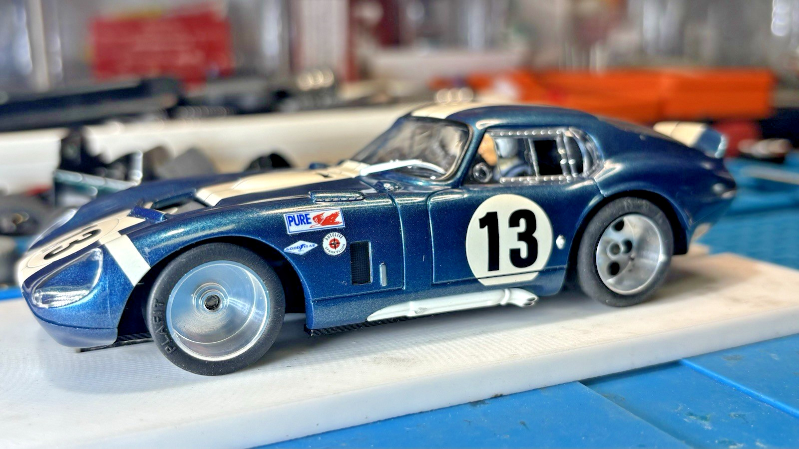 Revell Shelby Cobra Daytona Carrera Digital 132 Custom Tuned VenomFlex Slot Car