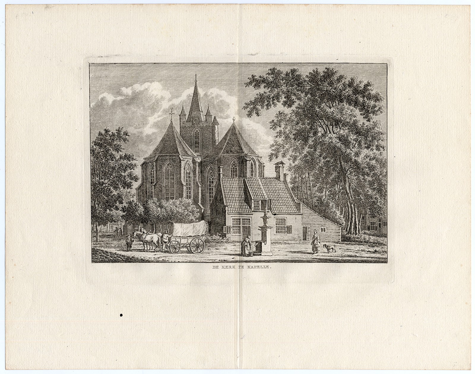 Antique Print-KAPELLE-ZEELAND-NETHERLANDS-Bulthuis-1790