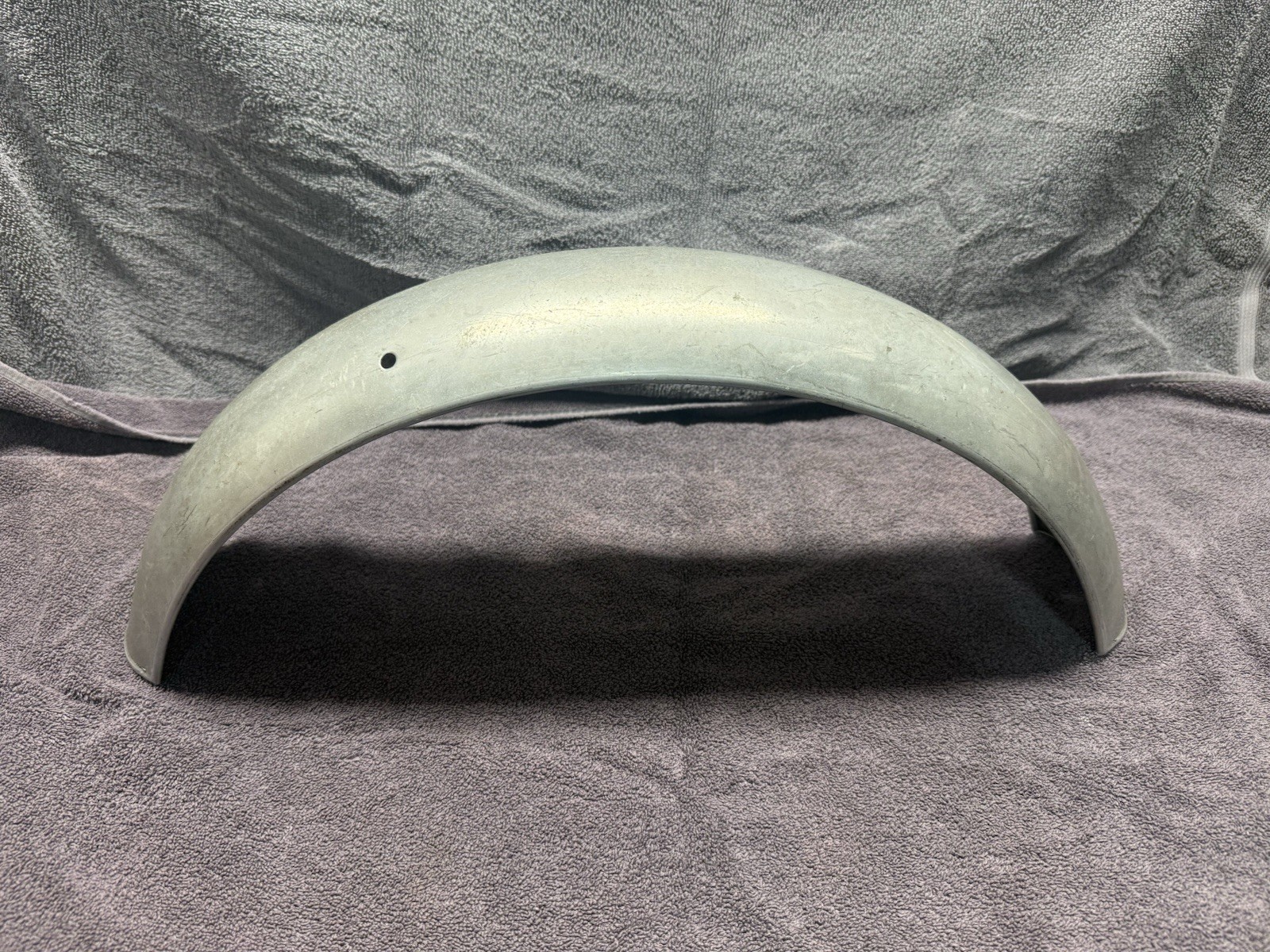 Vintage British Alloy Aluminum Motorcycle Fender Mudguard Triumph BSA Norton Vintage British Alloy Aluminum Motorcycle Fender Mudguard Triumph BSA Norton