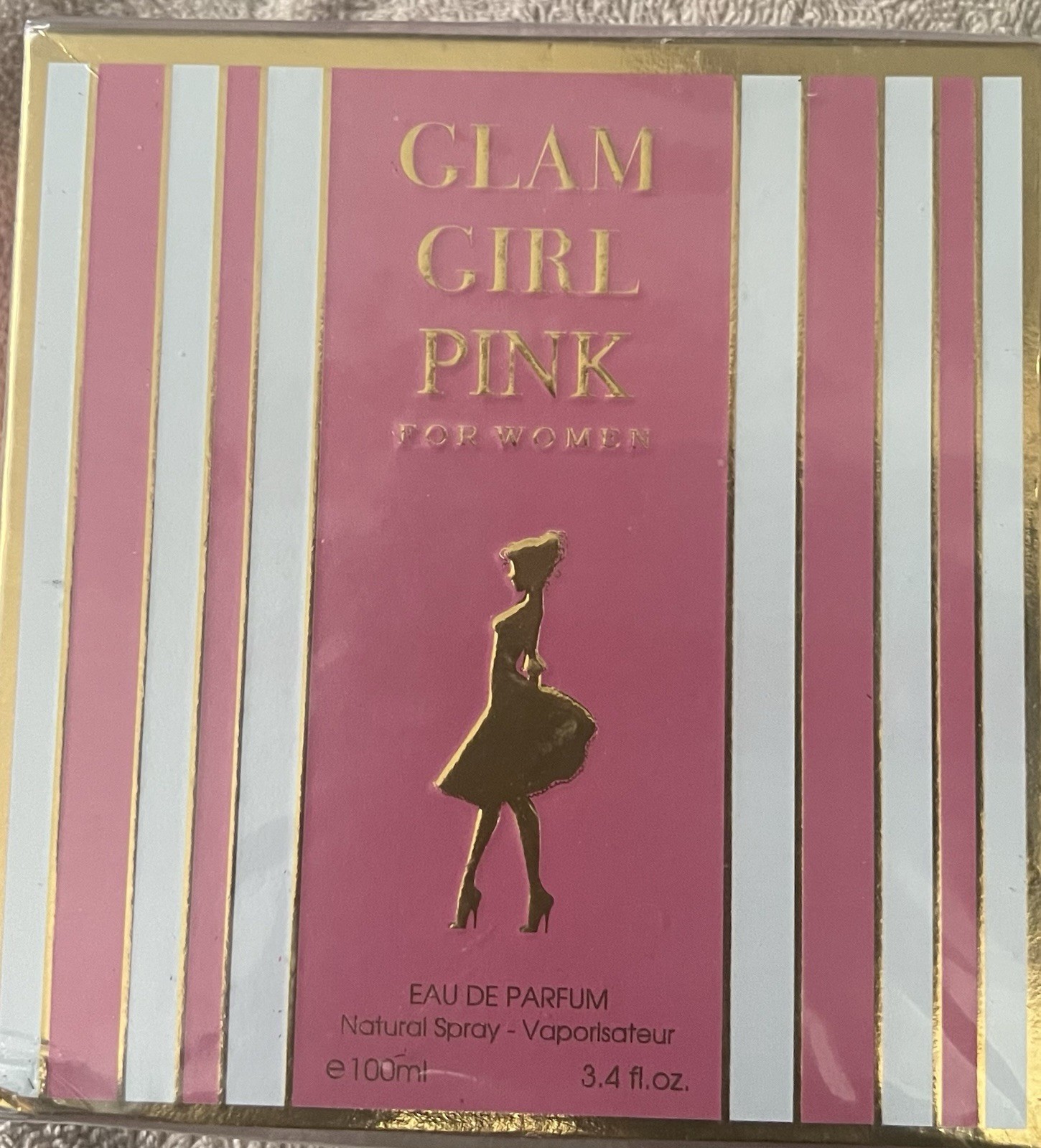 New Women\'s GLAM GIRL PINK Eau de Parfum Spray 100ml - 3.4 fl oz New Women\'s GLAM GIRL PINK Eau de Parfum Spray 100ml - 3.4 fl oz