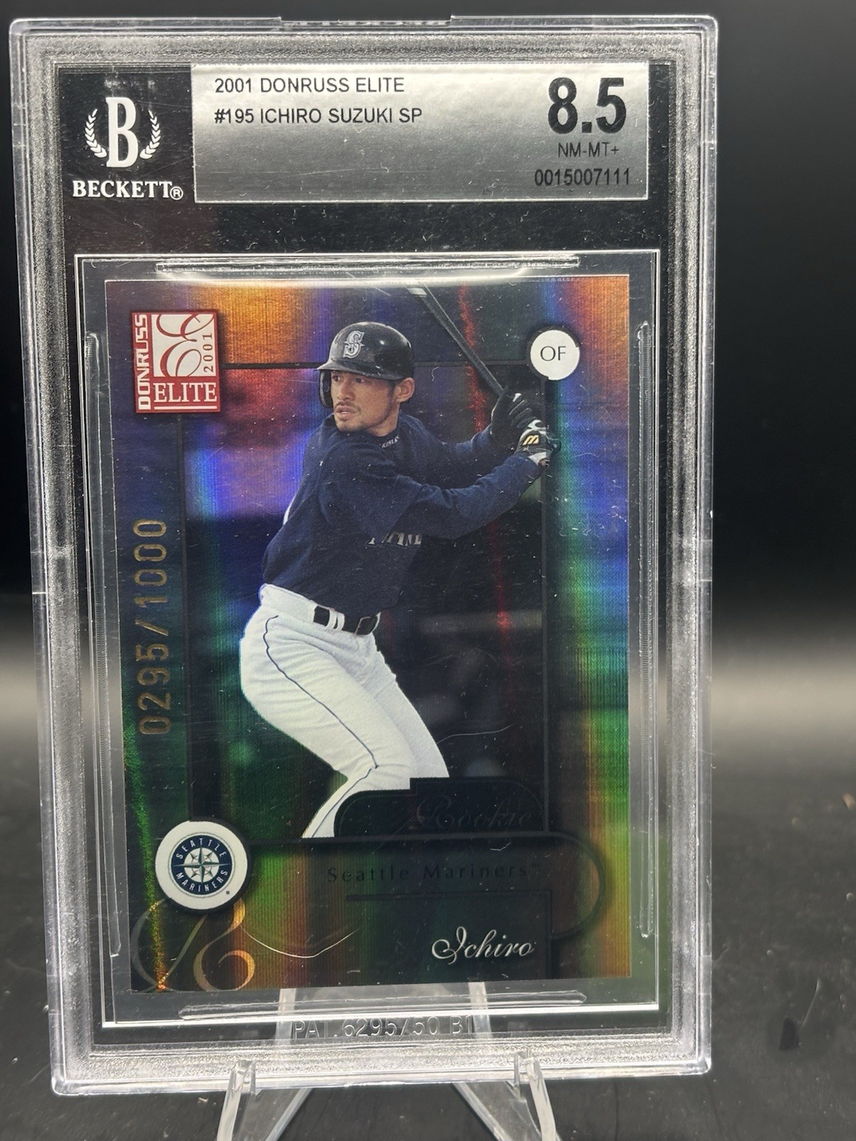2001 Donruss Elite - Rookie Ichiro Suzuki #195 /1000 (RC) Rare (HOF) 2001 Donruss Elite - Rookie Ichiro Suzuki #195 /1000 (RC) Rare (HOF)