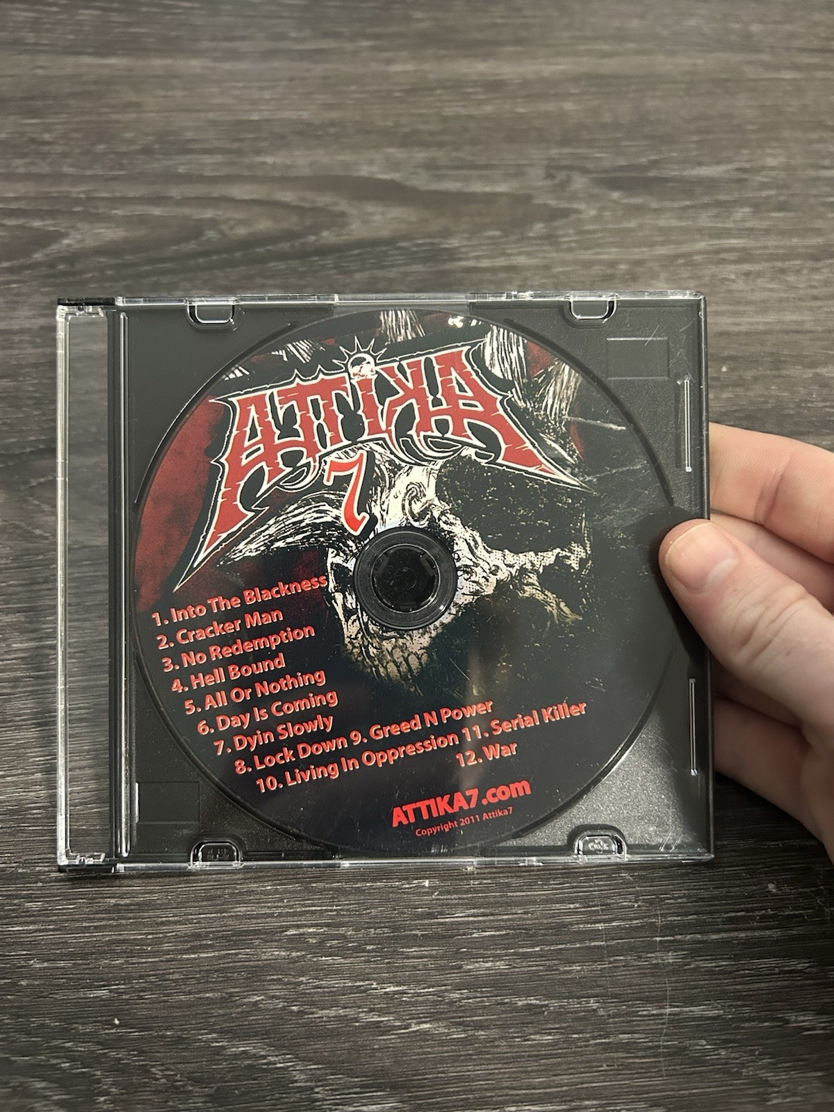 Attika 7 Rare Self Titled Metal Powerhouse 2011 Promo Cd Attika 7 Rare Self Titled Metal Powerhouse 2011 Promo Cd