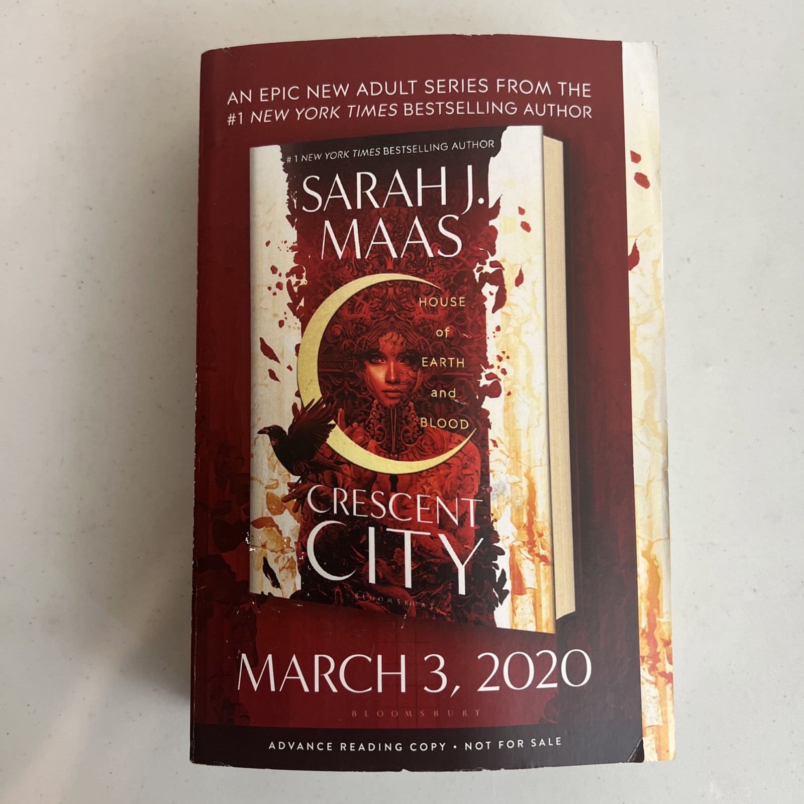 Sarah J Maas House Earth Blood ARC Advance Reading Copy Crescent City Rare