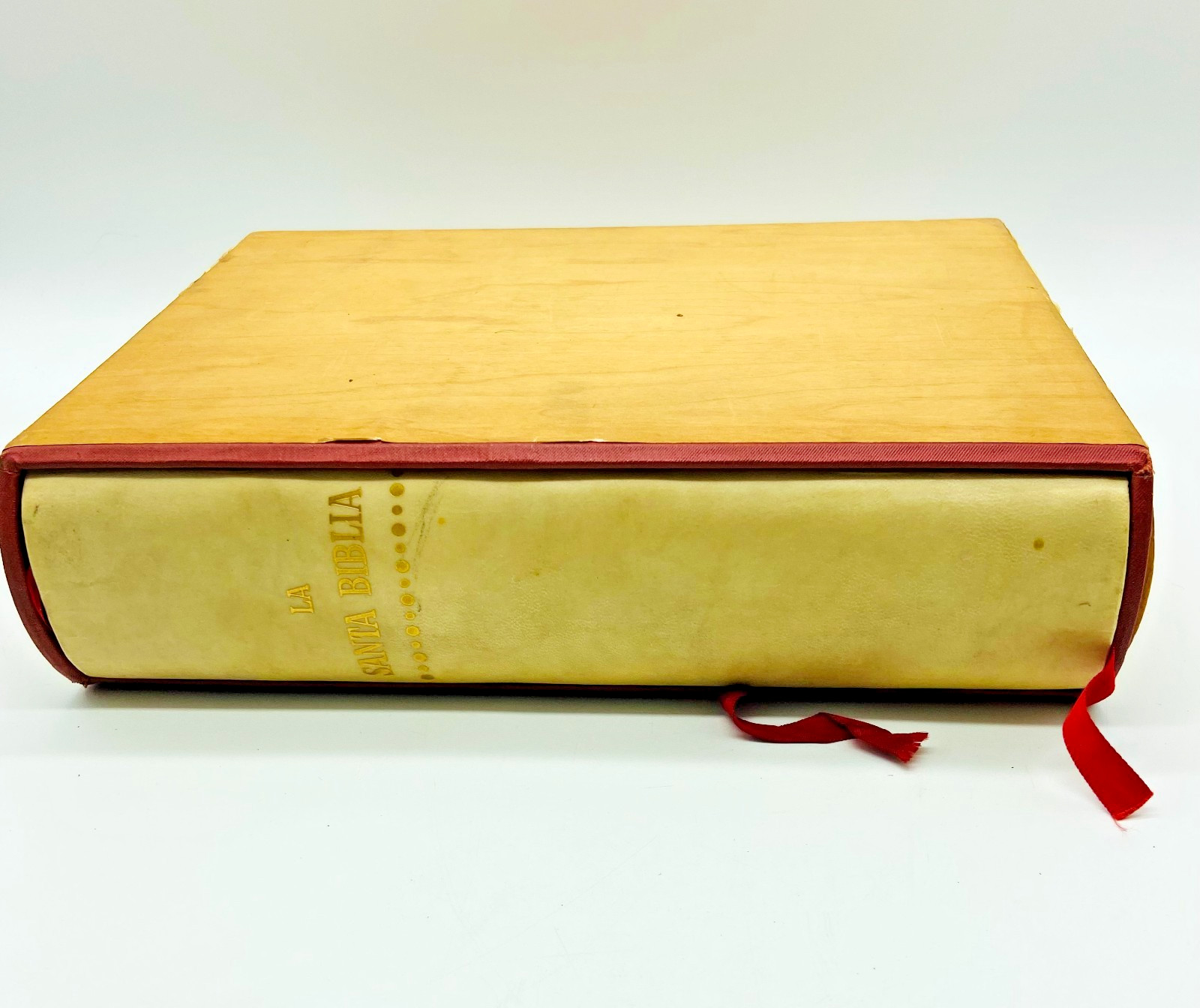 LA SANTA BIBLIA Primera Edicion Planeta Barcelona Gold 1961 Juan XX111 w. Cover