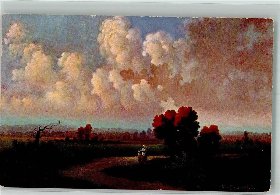 38133572 - Signed Santhó, Miklós Lonely Farmers in Wide Country Below 38133572 - Signed Santhó, Miklós Lonely Farmers in Wide Country Below