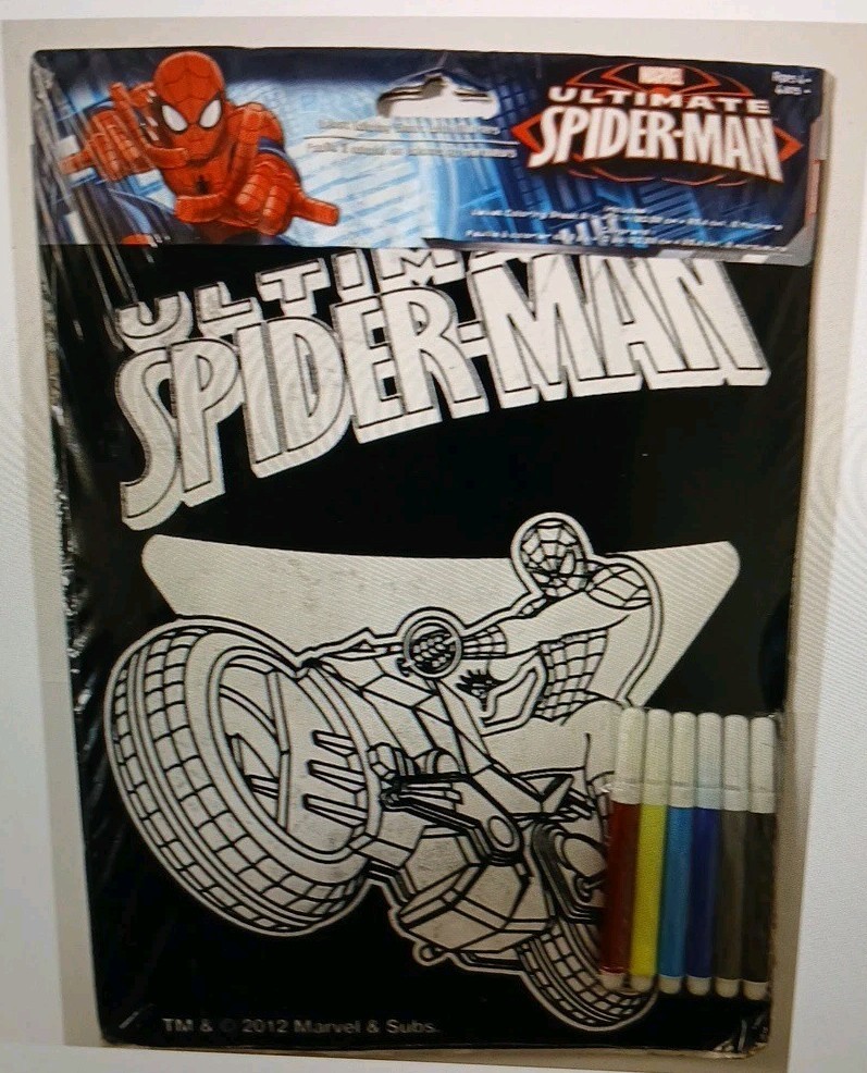 Marvel Spiderman Fuzzy Poster Rare Marvel Spiderman Fuzzy Poster Rare