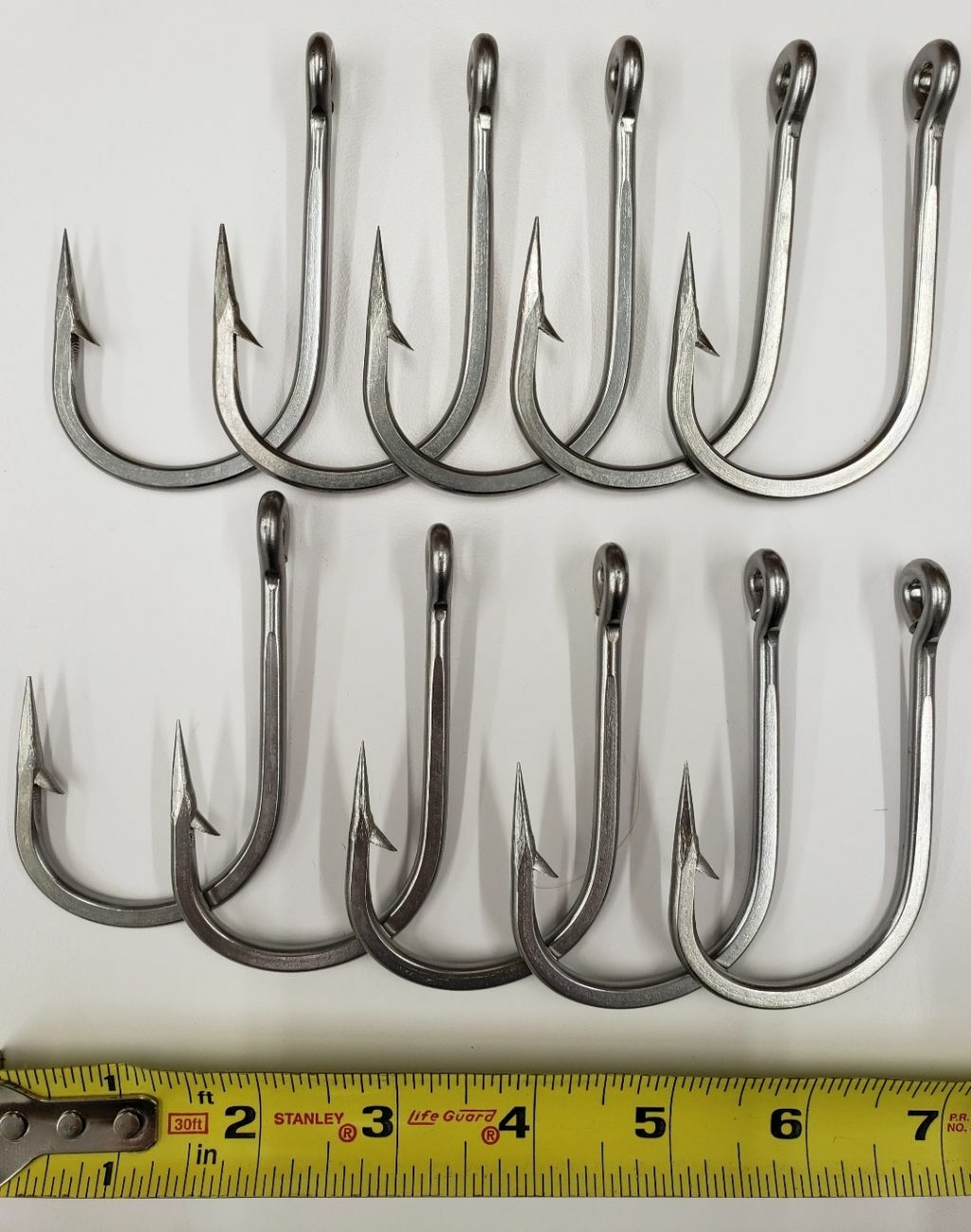 Mustad A7732SS Big Game Southern Tuna StainS Steel Forged Shrt Barb  10/0 10 Pk