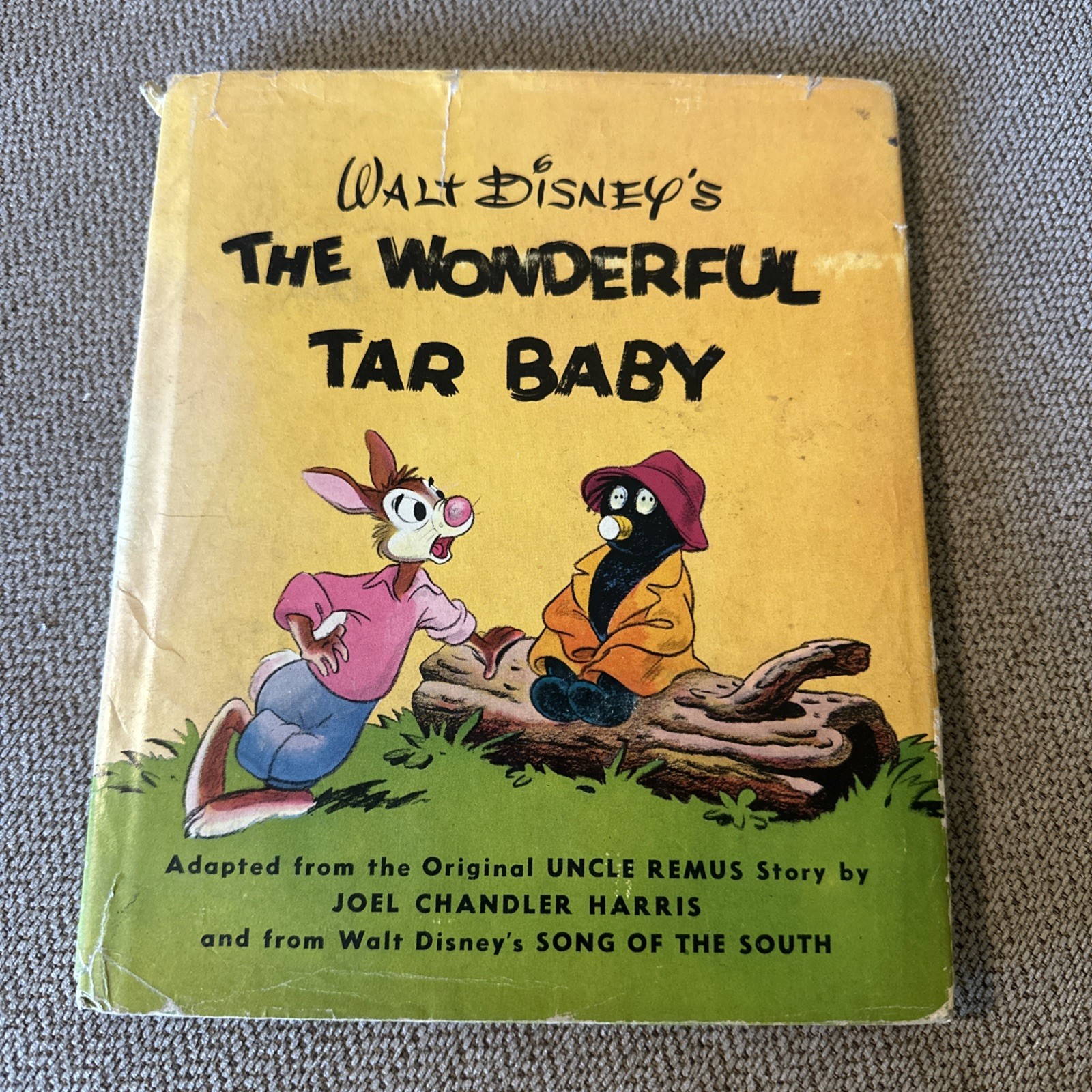 WALT DISNEY'S THE WONDERFUL TAR BABY - UNCLE REMUS - 1946 EXCELLENT CONDITION WALT DISNEY'S THE WONDERFUL TAR BABY - UNCLE REMUS - 1946 EXCELLENT CONDITION
