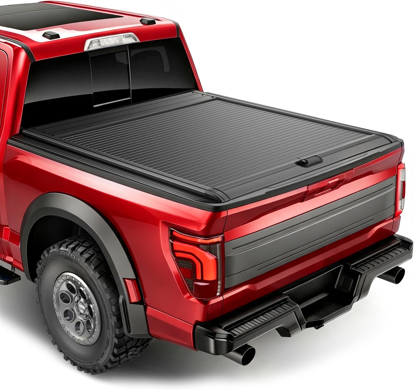 5FT Retractable Hard Tonneau Cover For 2017-2026 Honda Ridgeline Truck Bed